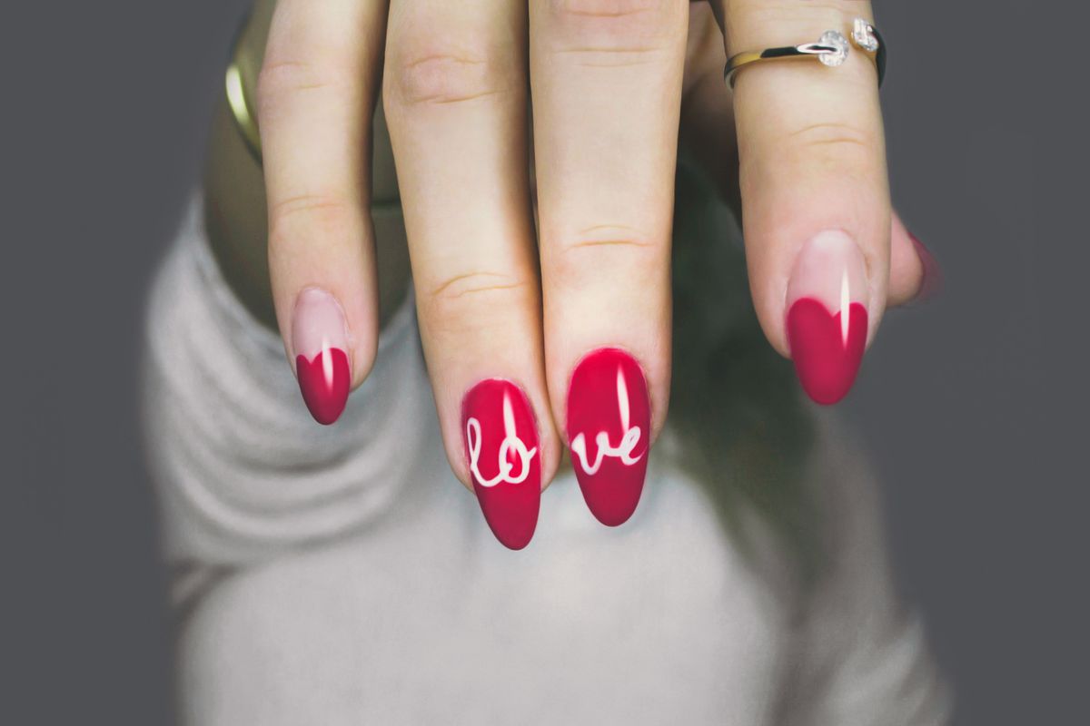 Nail art detail from Flora Nails & Spa
